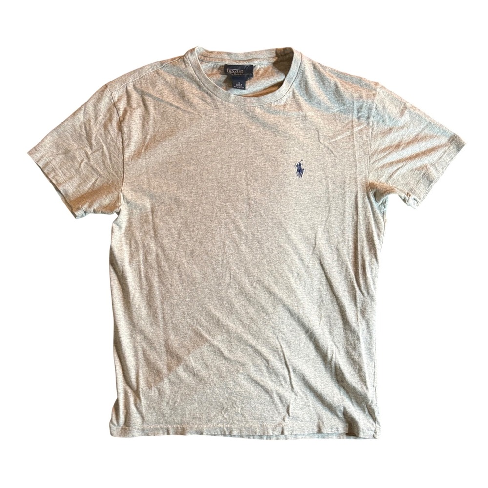 Polo Ralph Lauren Pony T-Shirt Mens Small Gray Short Sleeve Crewneck Cotton